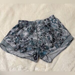 Lululemon Athletica Gray and Blue Shorts